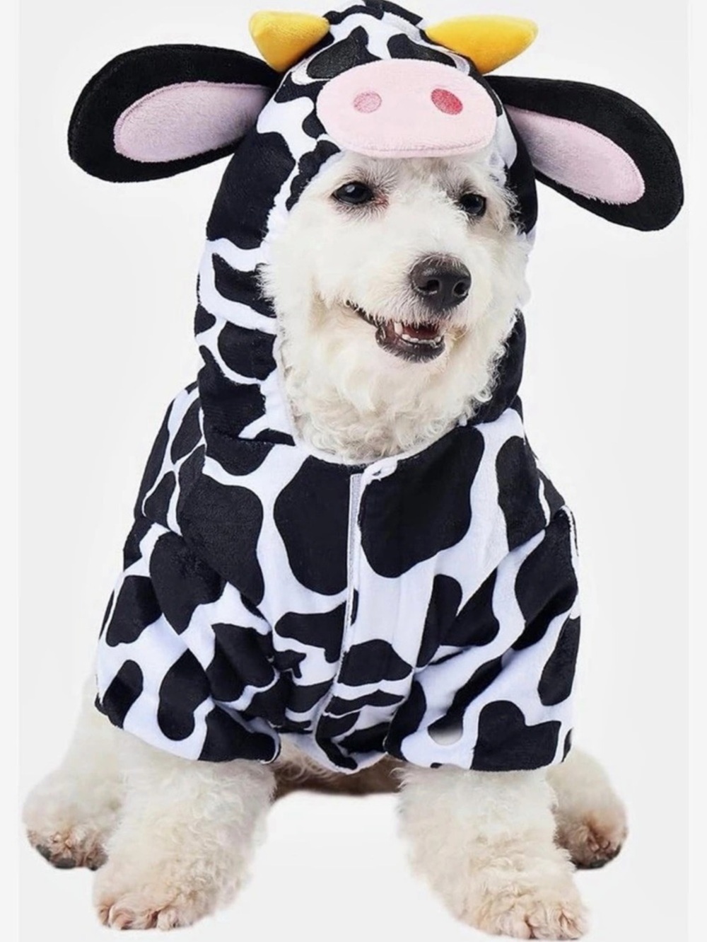 Spooktacular Creations Cow Dog Costume Halloween Size Large